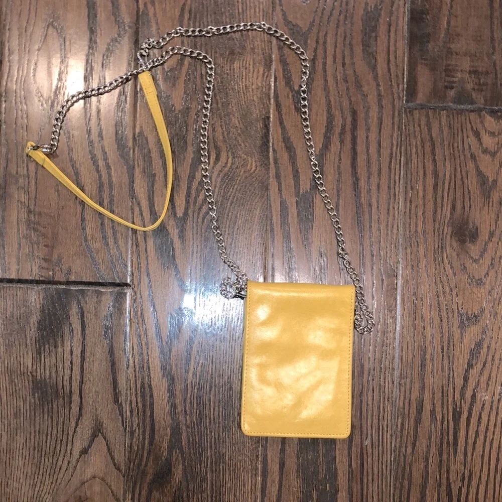 HOBO small mustard color wallet bag